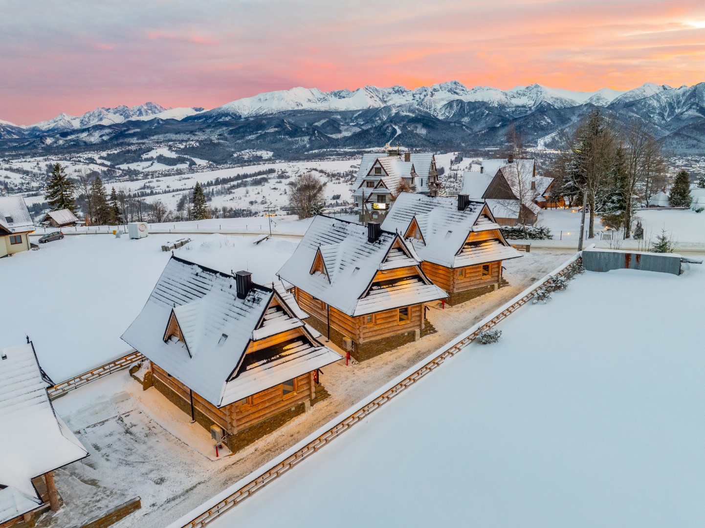 Osada Tatra Loft - widok z zewnątrz